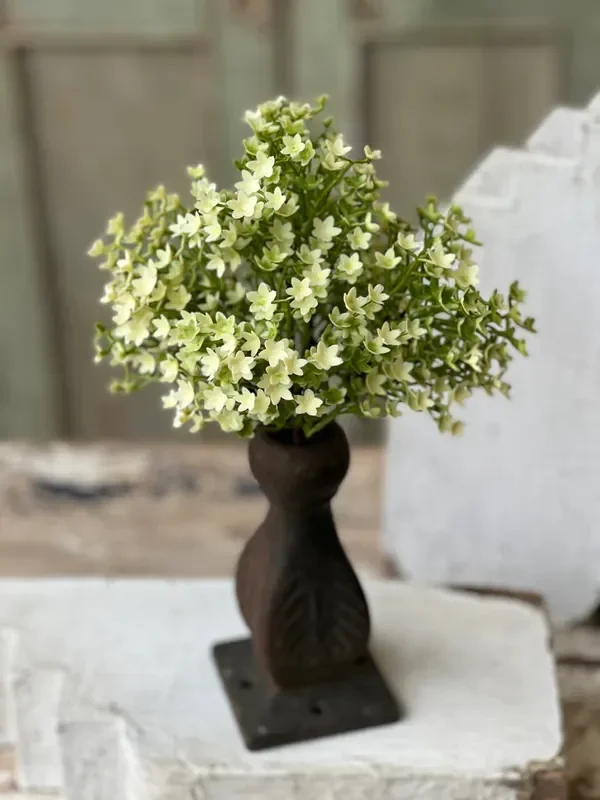 10″ Cream Andromeda Buds Pick