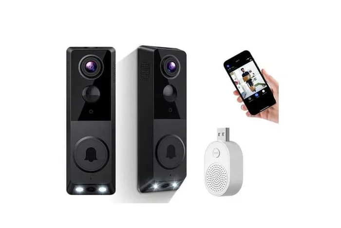 1080p FHD Dual Camera Video Doorbell with AI Human Recognition & Colour Night Vision