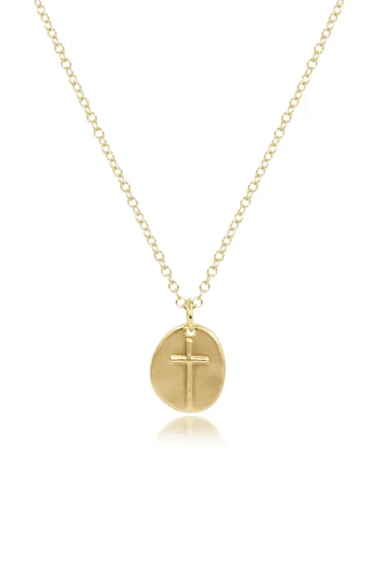 16″ Necklace Gold – Inspire Charm