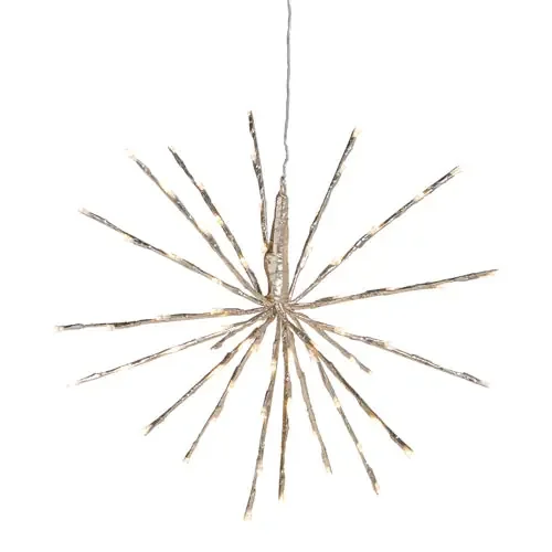 18″ Champagne Twinkle Lights Starburst