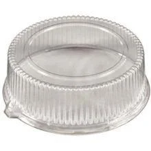 2 PACKS : PartiPak PETE Round Everyday Fluted Dome Lid Tray, 12