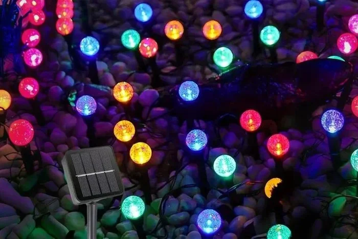 20 LED Solar String Lights – Waterproof Outdoor Garden Lighting