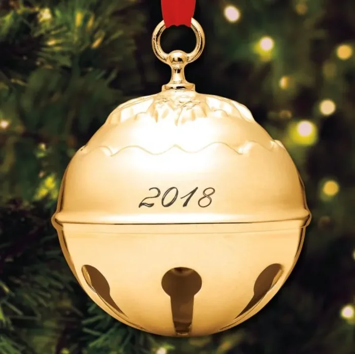 2018 annual Holly Bell gold-plate- Reed & Barton