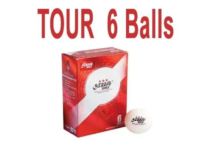 2020 DHS DJ40+ 3-Star Outdoor Table Tennis Balls – Official Olympic Quality, Durable & Family Fun Pack (6 Balls)