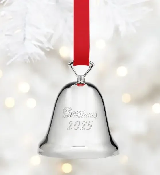 2025 Annual Christmas Bell Silverplate Ornament – Reed & Barton