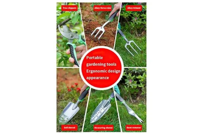 23-Piece Aluminum Alloy Garden Tool Set – Outdoor Accessory, Rust-Resistant, Ergonomic Design