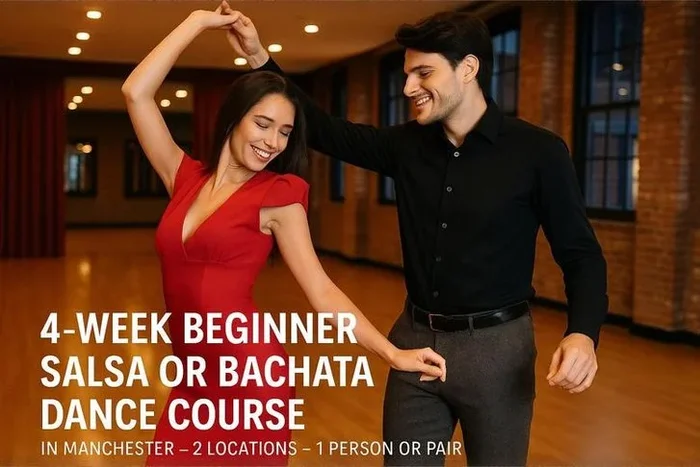4-Week Beginner Salsa or Bachata Dance Course – Manchester