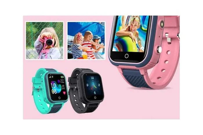 4G Kids Smart Watch GPS Fitness Tracker – Wearable Tech, Real-Time GPS, SOS, Video Call, IP67 Water Resistant