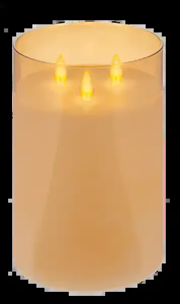 5×8 • Flameless LED Candle in Gold