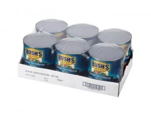 6 PACKS : Bush’s Best Great Northern Beans, 111 oz