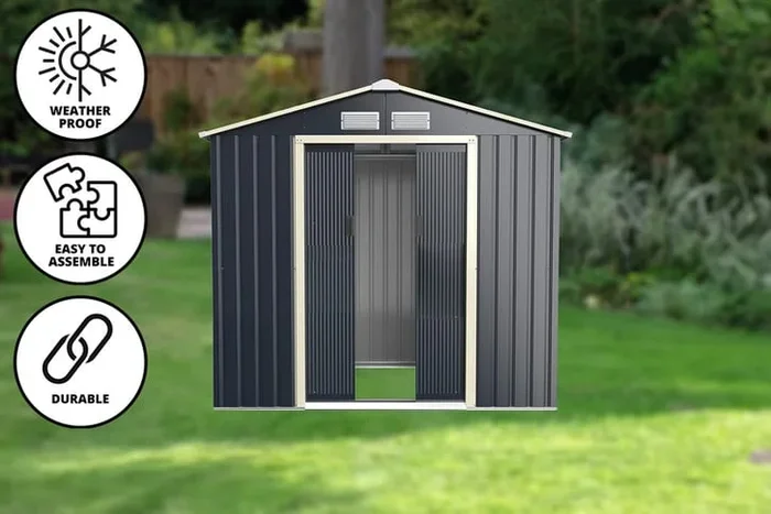 7 x 4ft Premium Walk-in Outdoor Garden Tool Shed