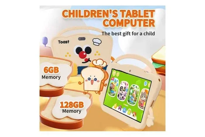 8-Inch High Performance Kids Tablet | Portable Learning iPad Alternative – 2GB RAM, 16GB Storage, Android OS