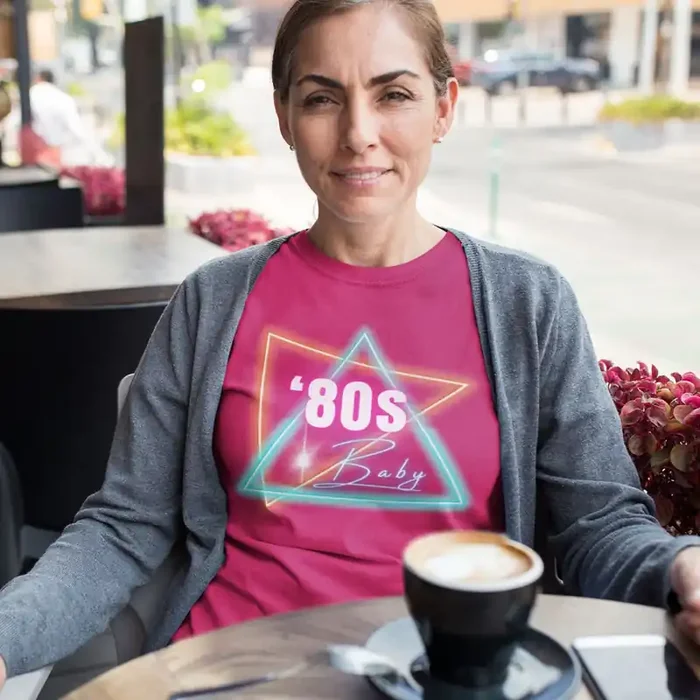 80‘s Baby Retro Jersey Short Sleeve Tee [Multiple Color Options]