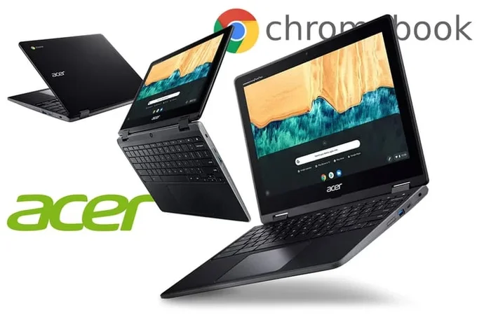 Acer Chromebook Spin 512 12″ – 2-in-1 Portable High Performance Laptop, 8GB RAM, 64GB Storage