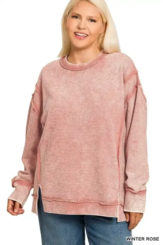 Acid Washed Double Ribbed Plus Seam PO