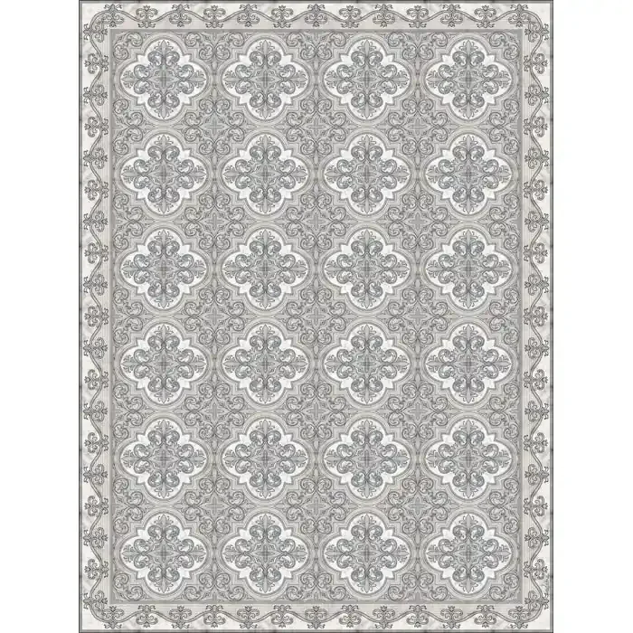 Adama Grey Vinyl Rug/Mat (Drawit_G)