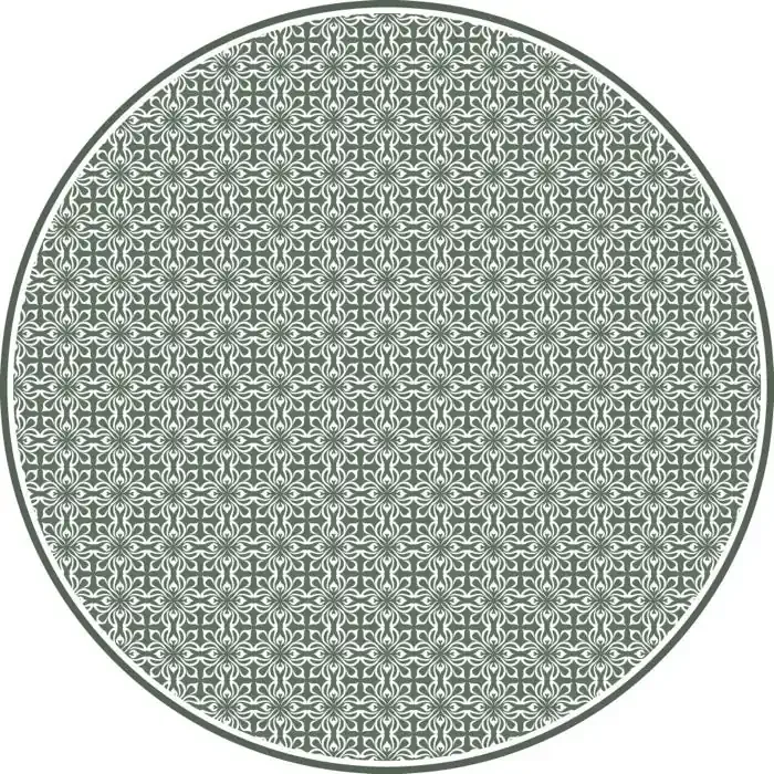 Adama Round Vinyl Placemats Set/4 (Parc_G)