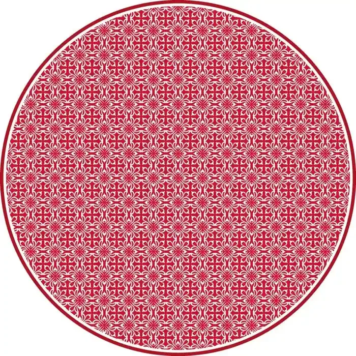 Adama Round Vinyl Placemats Set/4 (Parc_R)