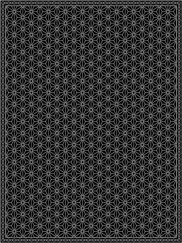 Adama Vinyl Floor Mats/Rugs (Noche_B)