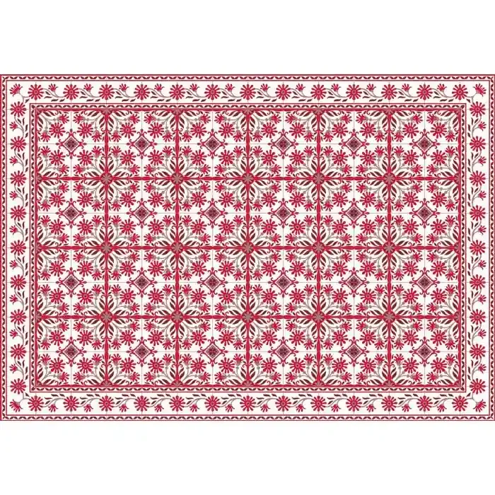 Adama Vinyl Rectangle Placemats Set/4 (Sunrise_R)