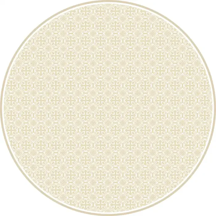 Adama Vinyl Round Rug/Mat (Parc_O)
