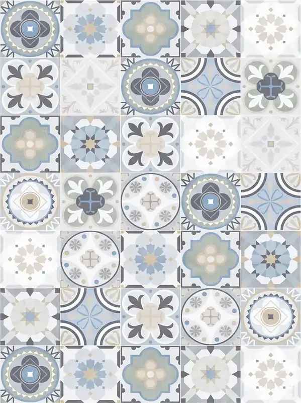 Adama Vinyl Rug/Mat (Bluesky_A)