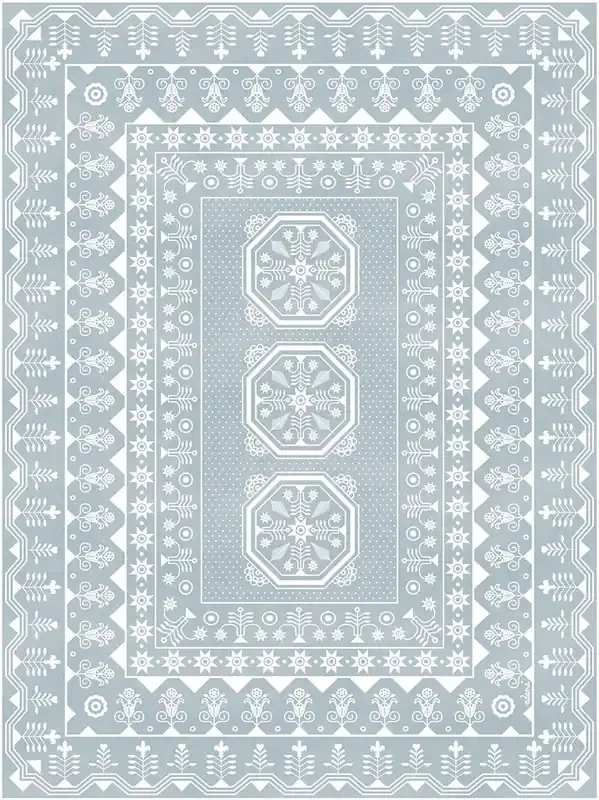 Adama Vinyl Rug/Mat (Kinaray_W)