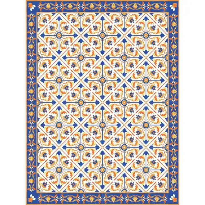 Adama Vinyl Rug/Mat (Narangi_N)