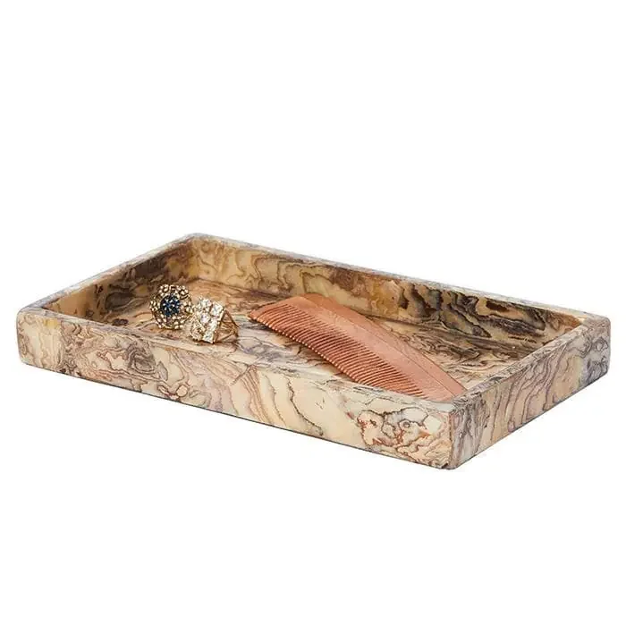 Adana Marbleized Shell Medium Tray