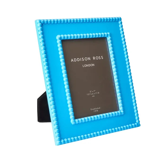Addison Ross Bobbin Aqua Lacquer Frame (5×7)
