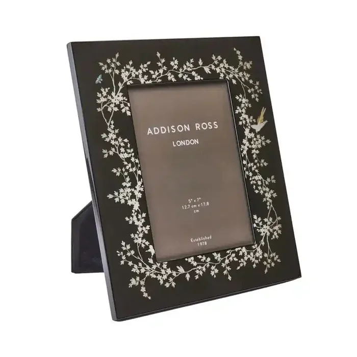 Addison Ross Chinoiserie Black Lacquer Frame (5×7)