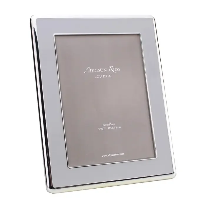 Addison Ross Curve Enamel & Silver Frame (Chiffon Gray)