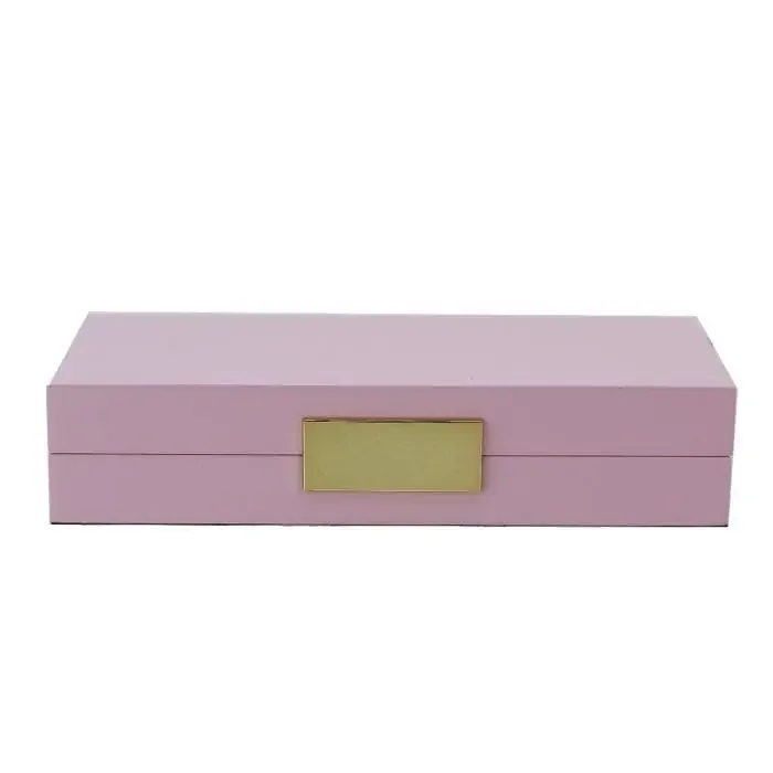 Addison Ross Lacquered Jewelry Box (Pink & Gold)