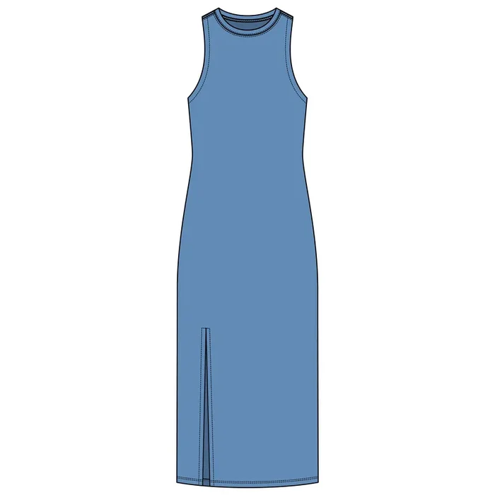 Adina Soft Knit Sleeveless Midi Dress • Dusk