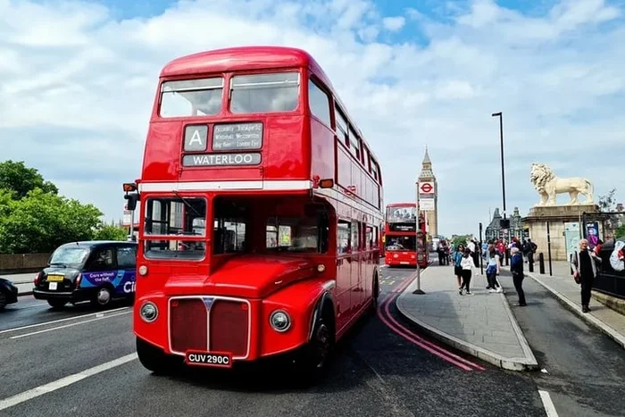 All Day Hop-On Hop-Off Heritage Routemaster Bus Tour – London Sightseeing Adventure – Perfect for Easter Holidays
