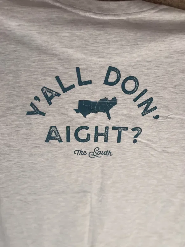 American Co. Y‘all Doin‘ Aight? SS Tee • Light Gray