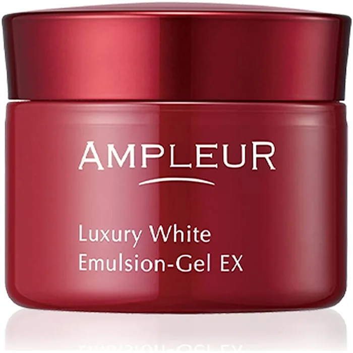 AMPLEUR Luxury White Highly Moisturizing Beauty Milky Lotion Gel “Emulsion Gel EX” 50g Cream Hydroquinone Aging Care Doctor’s Cosmetics