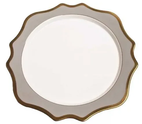 Anna‘s Palette Grey with Gold Charger- Anna Weatherley