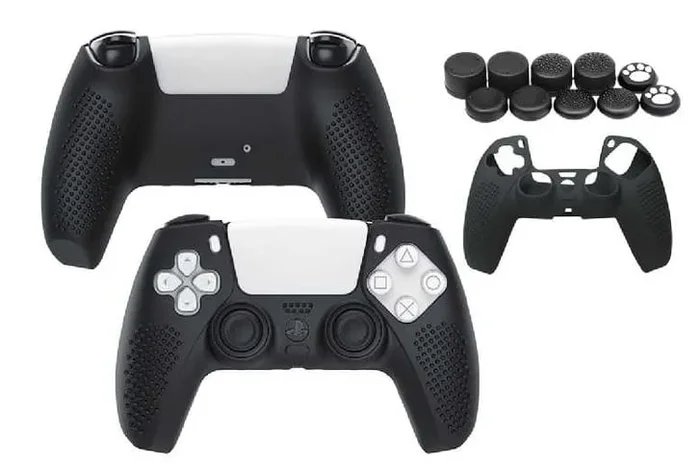 Anti-Slip Silicone PS5 Controller Skin Cover – Gaming Grip Accessory