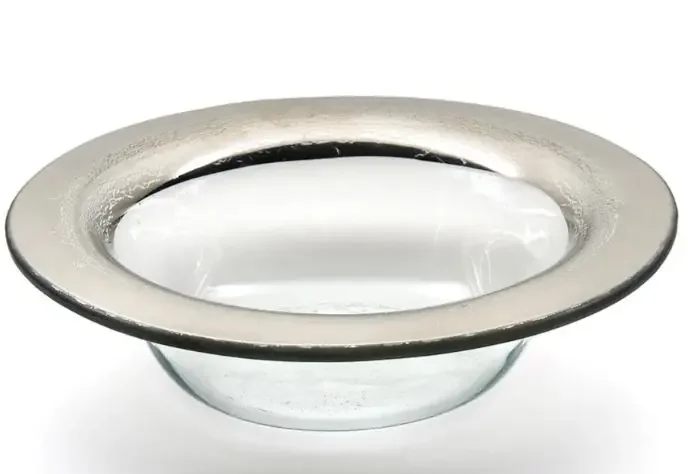 Antique Roman Wine Coaster – Platinum – Annieglass