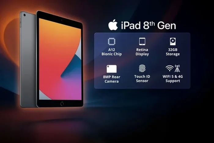 Apple iPad 8th Gen WiFi 32GB (2020) in Stunning Space Grey