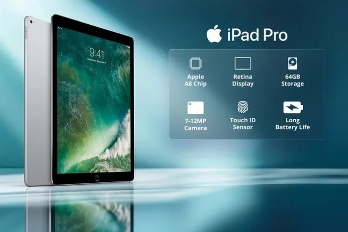 Apple iPad Pro 10.5″ (64GB, A10X Fusion) Tablet – High Performance, Portable Retina iPad