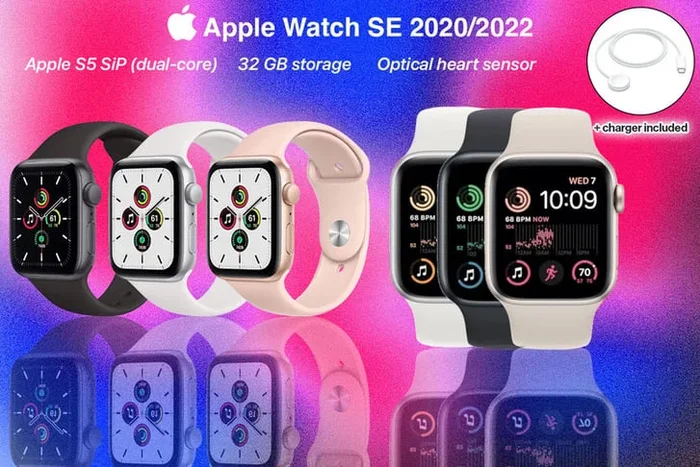 Apple Watch SE 2020/2022 – Smart Fitness Tracker with Health Monitoring