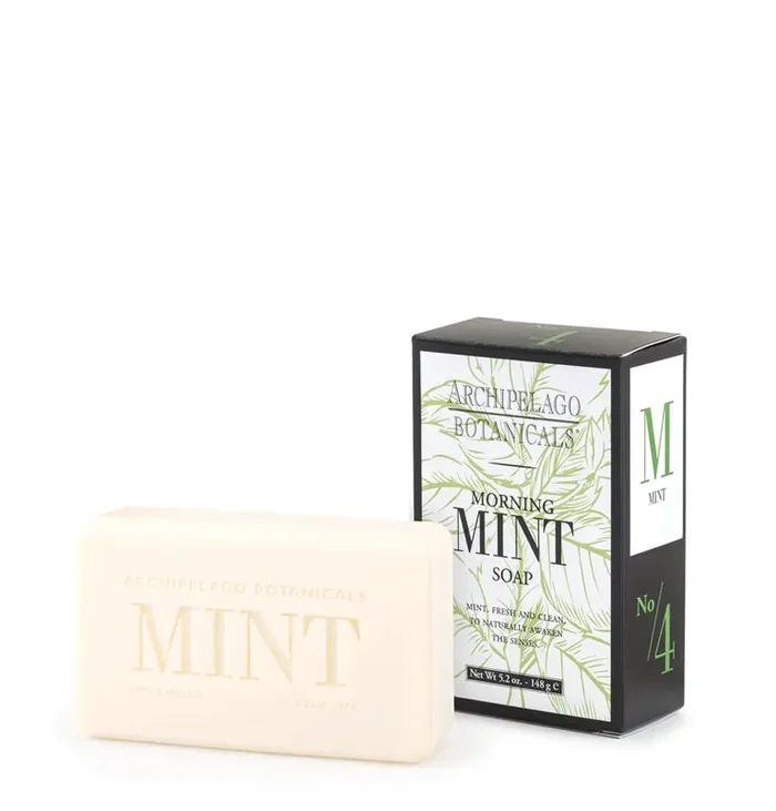 Archipelago Botanicals Morning Mint All Natural Bar Soap
