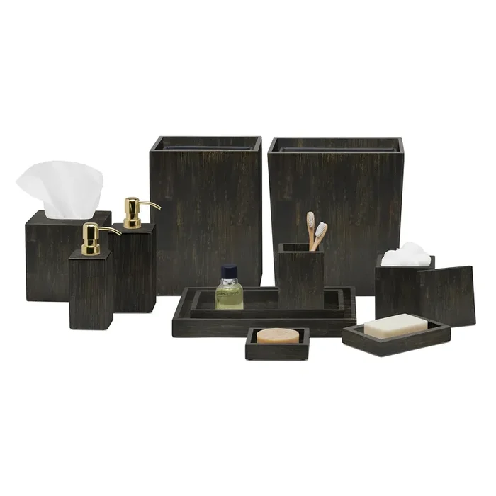 Arles Faux Horn Bathroom Accessories (Umber)