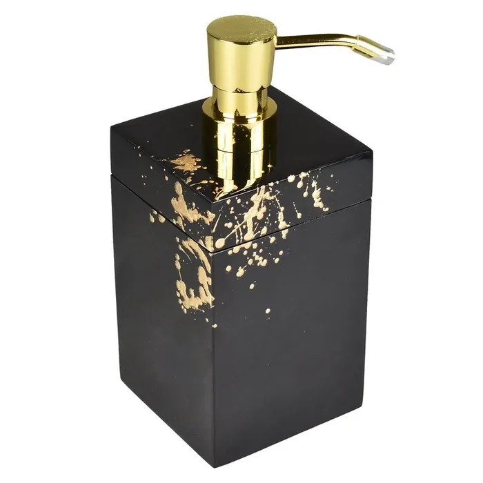 Artful Gold with Black Lacquer Soap Pump