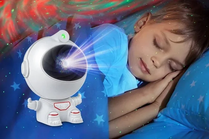 Astronaut Star & Galaxy Projector with DIY Artistry Stickers
