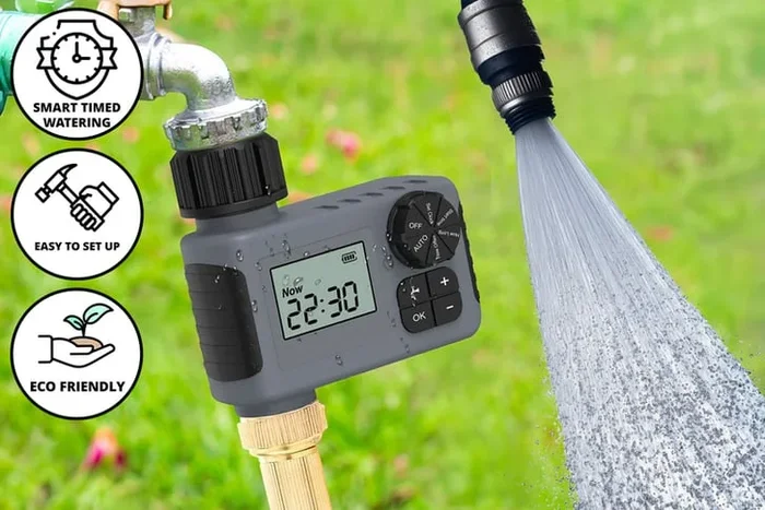 Automatic Garden Sprinkler Timer – Weather-Resistant Outdoor Watering Accessory