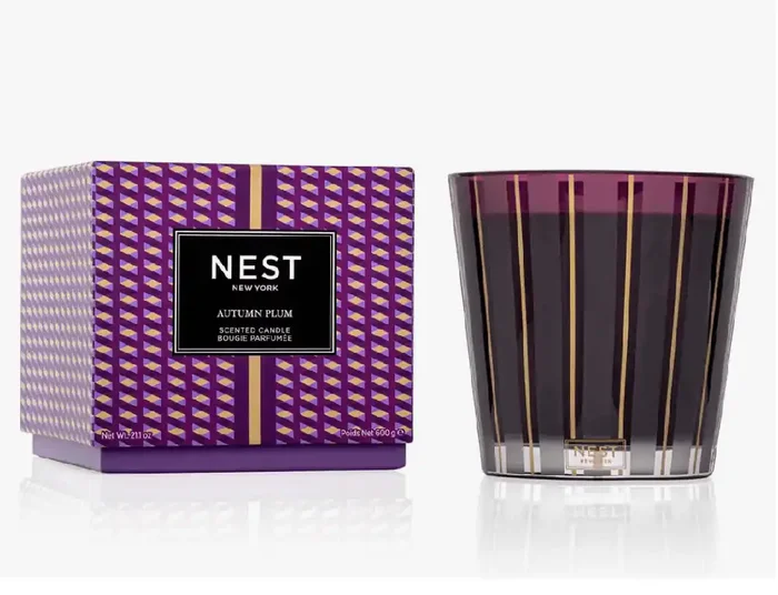 Autumn Plum 3-Wick Candle – Nest