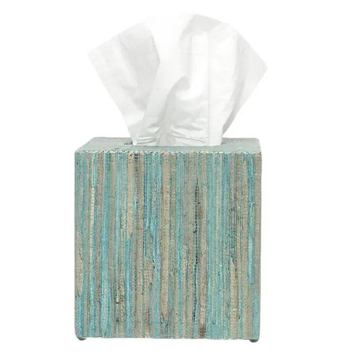 Bali Aqua Square Tissue Box